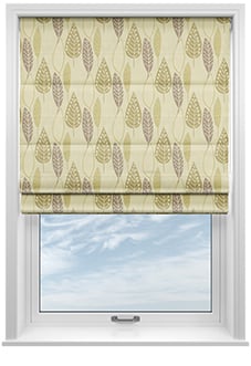 Coco, Green - Twist&Fit Roman Blind